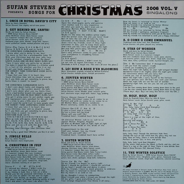 Sufjan Stevens Songs For Christmas Asthmatic Kitty Records Box, Comp + 5x12", EP, RE Mint (M) Mint (M)-