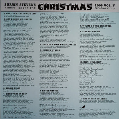 Sufjan Stevens Songs For Christmas Asthmatic Kitty Records Box, Comp + 5x12", EP, RE Mint (M) Mint (M)-