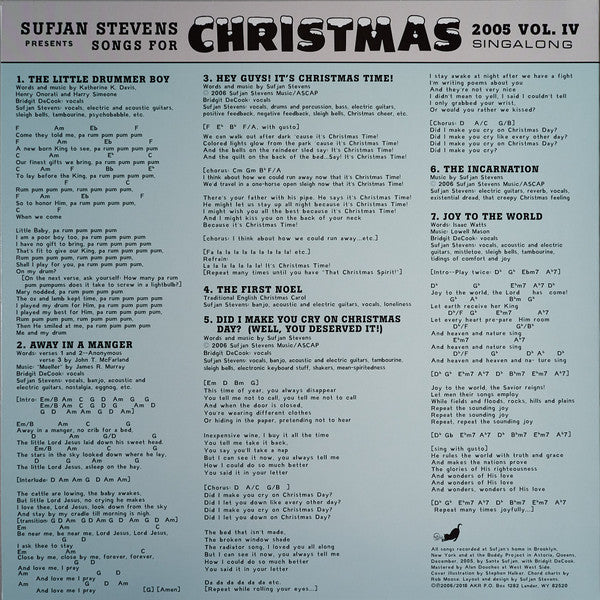 Sufjan Stevens Songs For Christmas Asthmatic Kitty Records Box, Comp + 5x12", EP, RE Mint (M) Mint (M)-