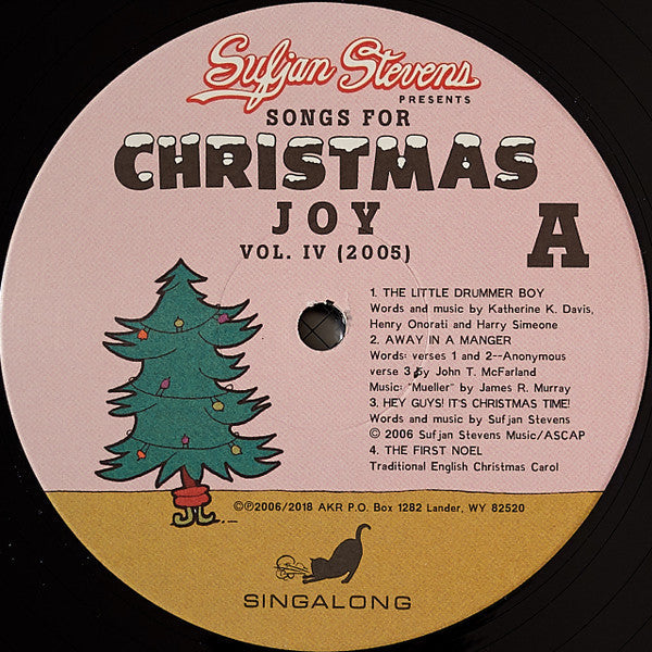 Sufjan Stevens Songs For Christmas Asthmatic Kitty Records Box, Comp + 5x12", EP, RE Mint (M) Mint (M)-