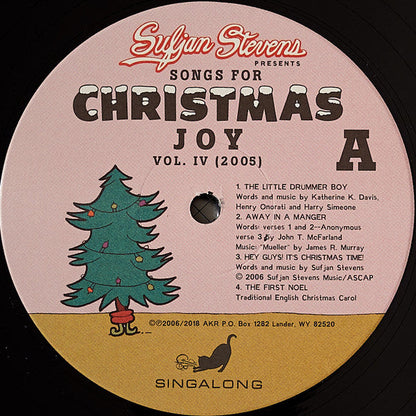 Sufjan Stevens Songs For Christmas Asthmatic Kitty Records Box, Comp + 5x12", EP, RE Mint (M) Mint (M)-