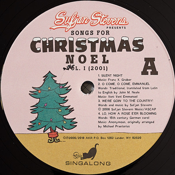 Sufjan Stevens Songs For Christmas Asthmatic Kitty Records Box, Comp + 5x12", EP, RE Mint (M) Mint (M)-