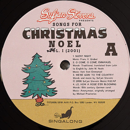 Sufjan Stevens Songs For Christmas Asthmatic Kitty Records Box, Comp + 5x12", EP, RE Mint (M) Mint (M)-
