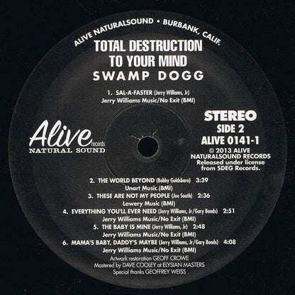 Swamp Dogg - Total Destruction To Your Mind | Mint (M) Mint (M)-