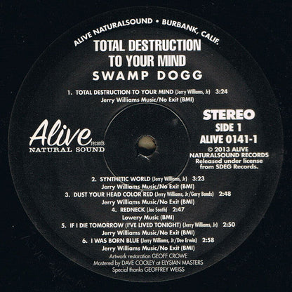 Swamp Dogg - Total Destruction To Your Mind | Mint (M) Mint (M)-