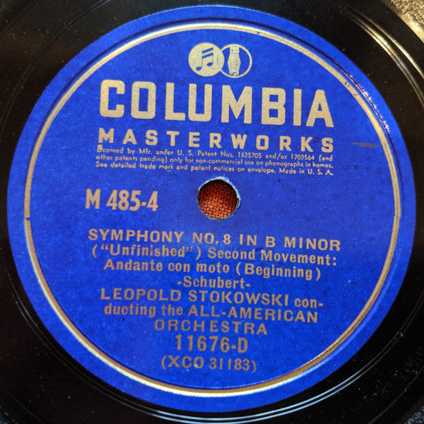 Franz Schubert - Symphony No. 8 In B Minor ('Unfinished') | Very Good Plus (VG+) Very Good Plus (VG+)-