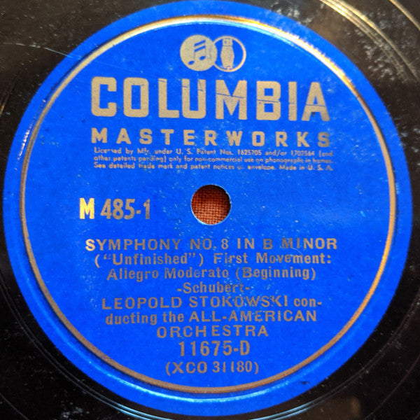 Franz Schubert - Symphony No. 8 In B Minor ('Unfinished') | Very Good Plus (VG+) Very Good Plus (VG+)-