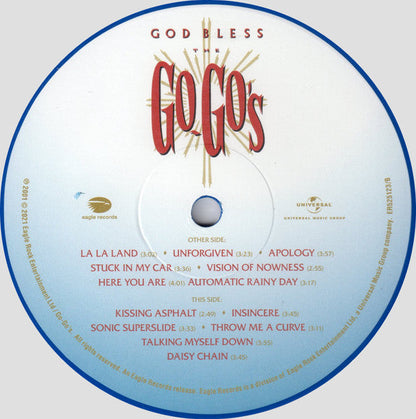 Go-Go's - God Bless The Go-Go's (BLUE VINYL) | Mint (M) Mint (M)-