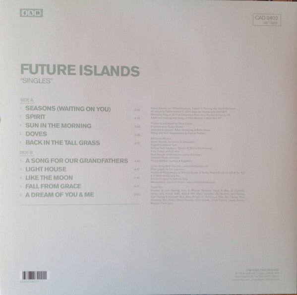 Future Islands - Singles | Mint (M) Mint (M)-