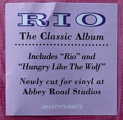 Duran Duran - Rio (VINYL) | Mint (M) Mint (M)-