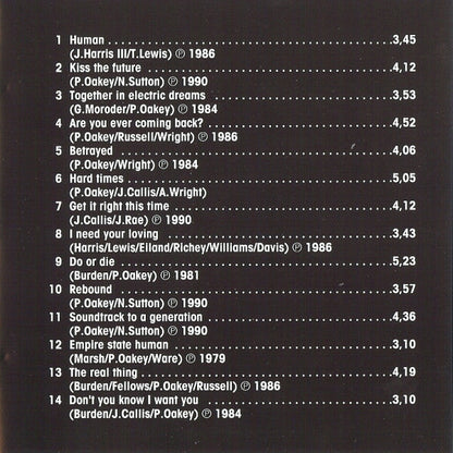 The Human League - Soundtrack To A Generation (CD) | Excellent+ (EX+) Excellent+ (EX+)--