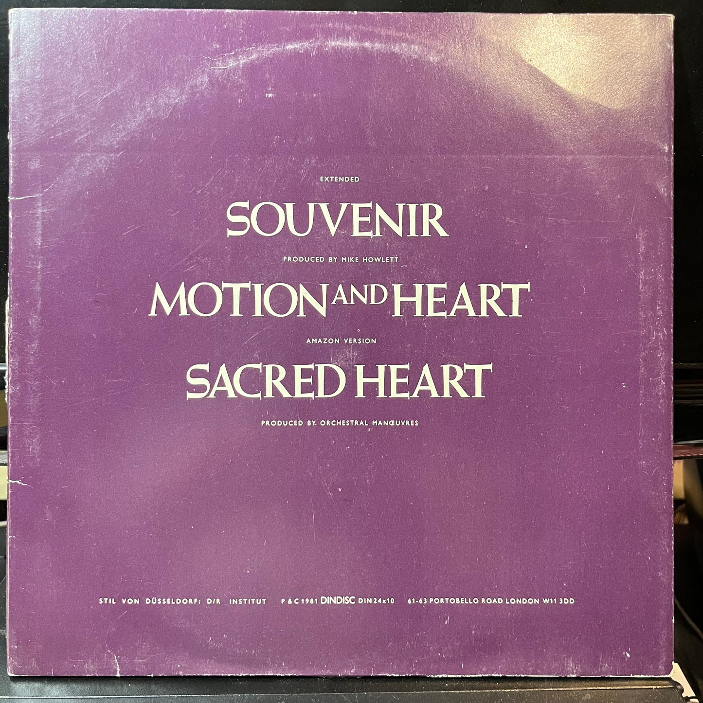Orchestral Manoeuvres In The Dark - Souvenir (Extended)(VINYL 10" DINDISC DIN 24X10 1981) | USED Near Mint- (NM-) Very Good Plus (VG+)--