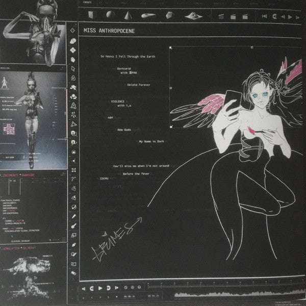 Grimes (4) - Miss Anthropocene (WHITE VINYL) | Near Mint (NM or M-)--