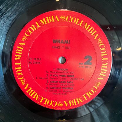 Wham! - Make It Big (VINYL) | Near Mint (NM or M-) Excellent (EX)--