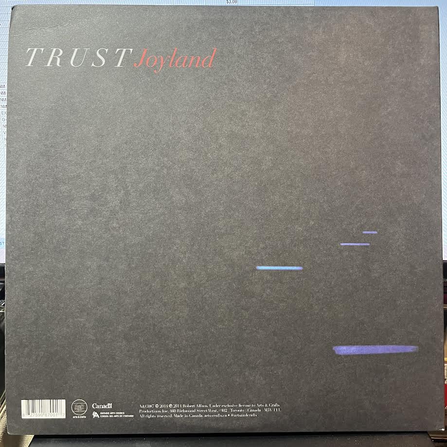 Trust (15) - Joyland (SIGNED 2xLP RAINBO) | Near Mint (NM) Near Mint (NM)--