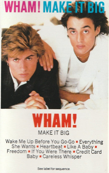 Wham! - Make It Big (CASSETTE) | Near Mint (NM or M-) Excellent (EX)--