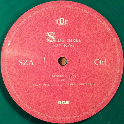 SZA - Ctrl (TRANSLUCENT GREEN VINYL) | Mint (M) Mint (M)-