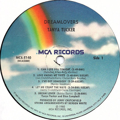 Tanya Tucker - Dreamlovers | Near Mint (NM) Near Mint (NM)-