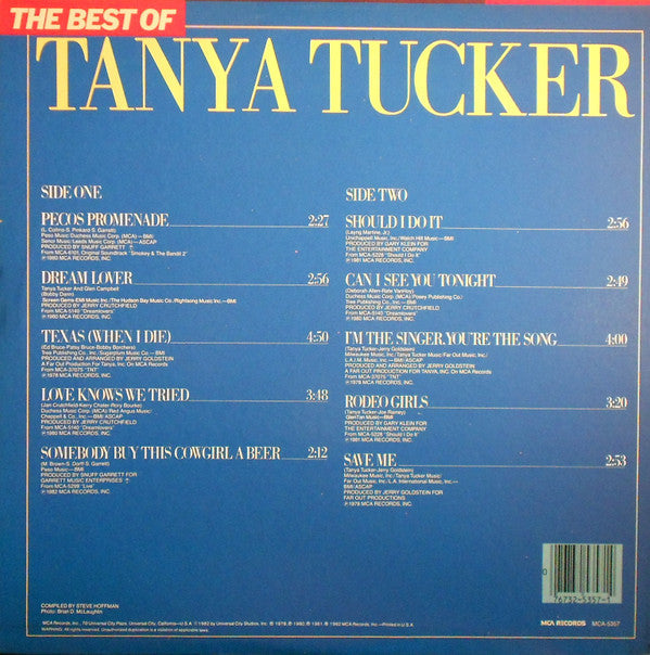 Tanya Tucker - The Best Of Tanya Tucker | Near Mint (NM) Near Mint (NM)-