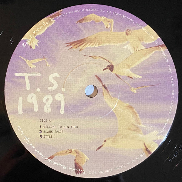 Taylor Swift 1989 Big Machine Records, Big Machine Records 2xLP, Album, Gat Mint (M) Mint (M)-