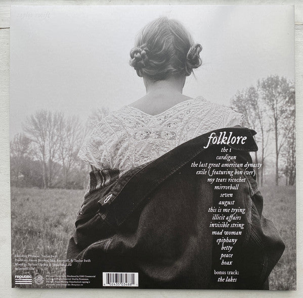 Taylor Swift Folklore Republic Records 2xLP, Album, Dlx, Bro Mint (M) Mint (M)-