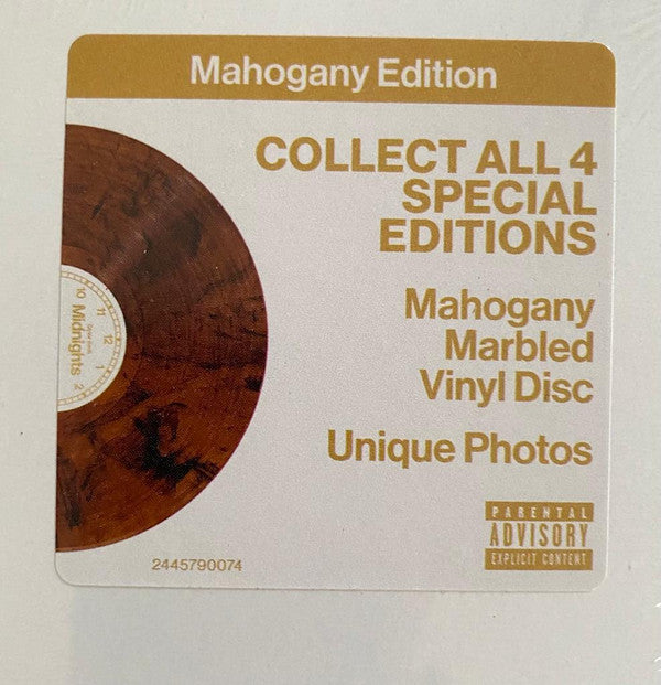 Taylor Swift Midnights Republic Records LP, Album, S/Edition, Mah Mint (M) Mint (M)-