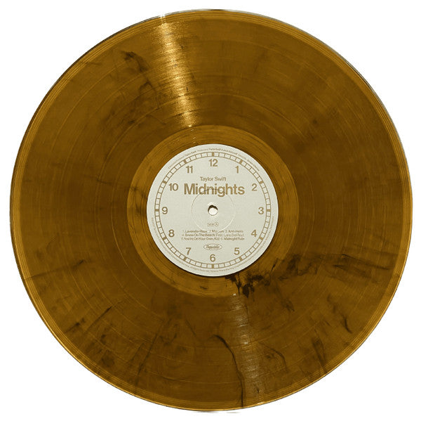 Taylor Swift Midnights Republic Records LP, Album, S/Edition, Mah Mint (M) Mint (M)-