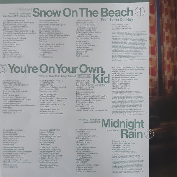 Taylor Swift - Midnights | Mint (M) Mint (M)-