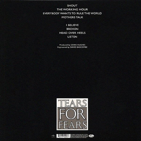 Tears For Fears - Songs From The Big Chair (VINYL) | Mint (M) Mint (M)-