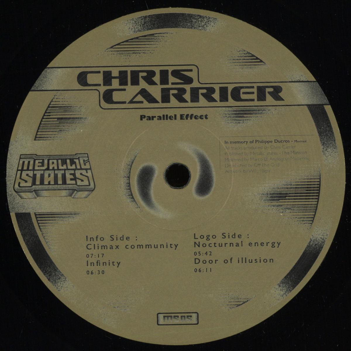 Chris Carrier - Parallel Effect (VINYL 2xLP Metallic States MS05) | NEW Mint (M) Mint (M)--