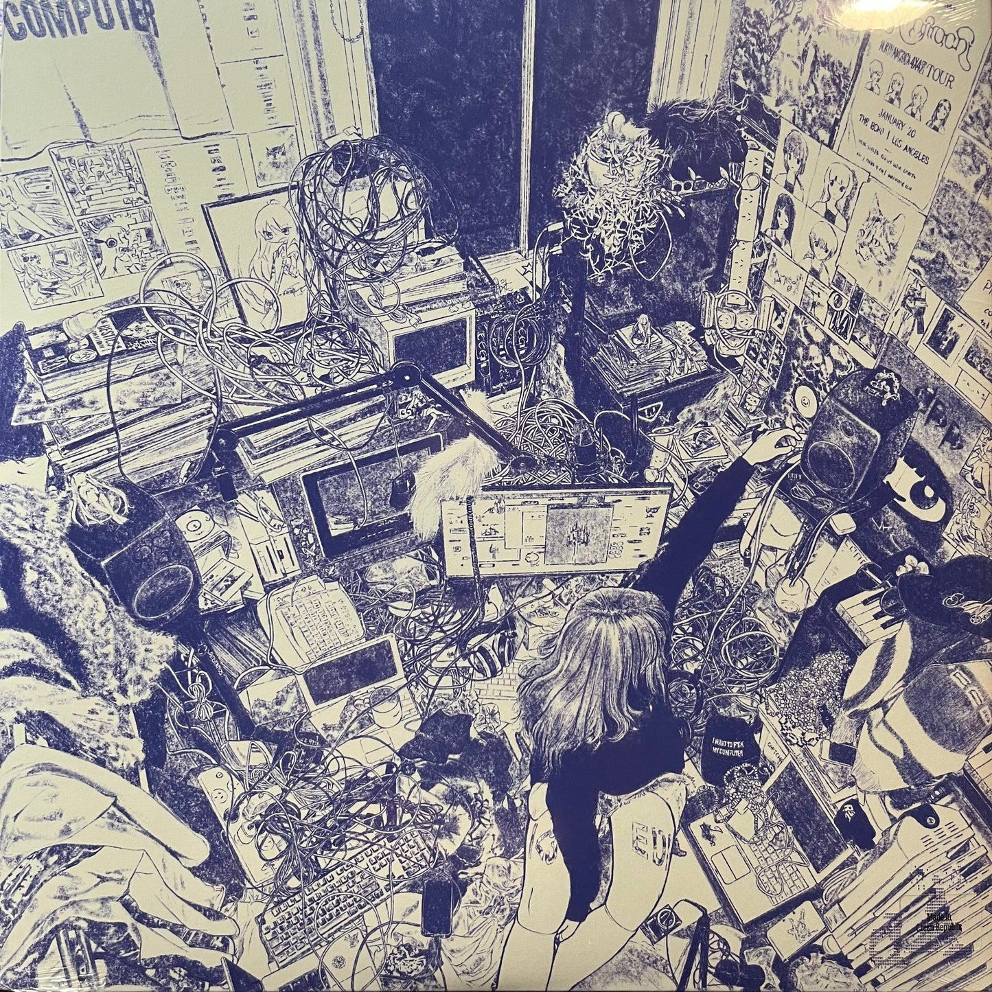 Ninajirachi - I Love My Computer (BLUE/WHITE SPLIT VINYL) |--
