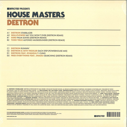 Various - Defected presents House Masters - Deetron | Mint (M) Mint (M)--