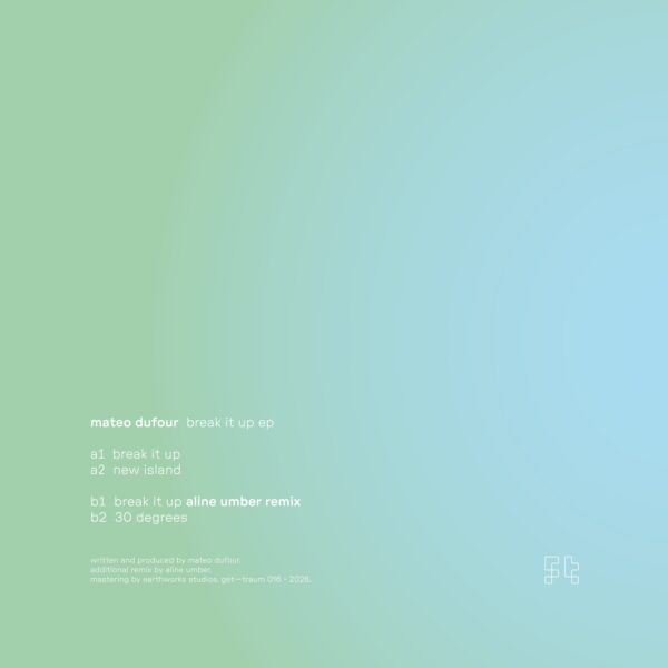 Mateo Dufour - Break It Up (VINYL) | Mint (M) Mint (M)--