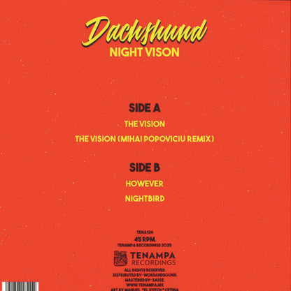 Dachshund - Night Vision (Mihai Popoviciu Remix) (VINYL 12") |--