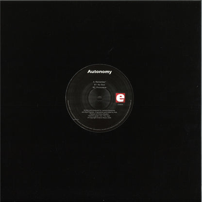 Autonomy - Autonomy (VINYL 12" Evasive Records EVA004) | NEW Mint (M) Mint (M)--