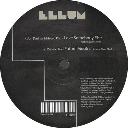 Maceo Plex & Jon Dasilva - Love Somebody Else (VINYL) | Mint (M) Generic--
