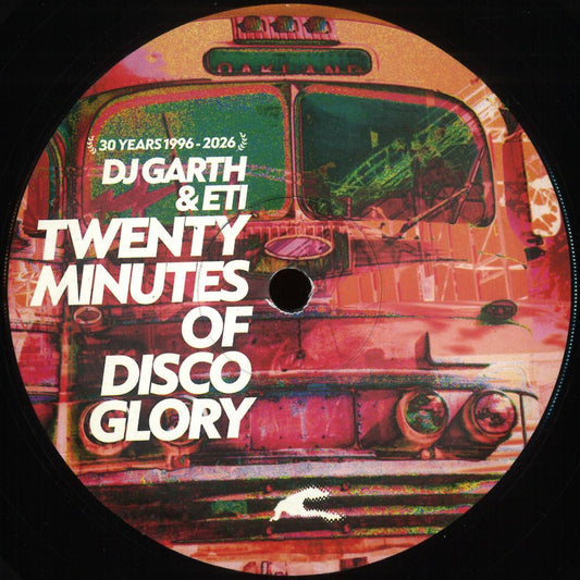 DJ Garth & Eti - Twenty Minutes Of Disco Glory (30th Anniversary reissue) (VINYL 12" Grayhound GND054) | NEW Mint (M) Mint (M)--