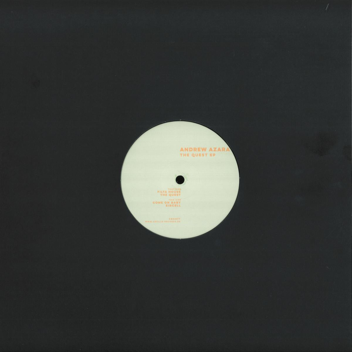 Andrew Azara - The Quest (VINYL 12" Cecille CEC077 2026) | NEW--
