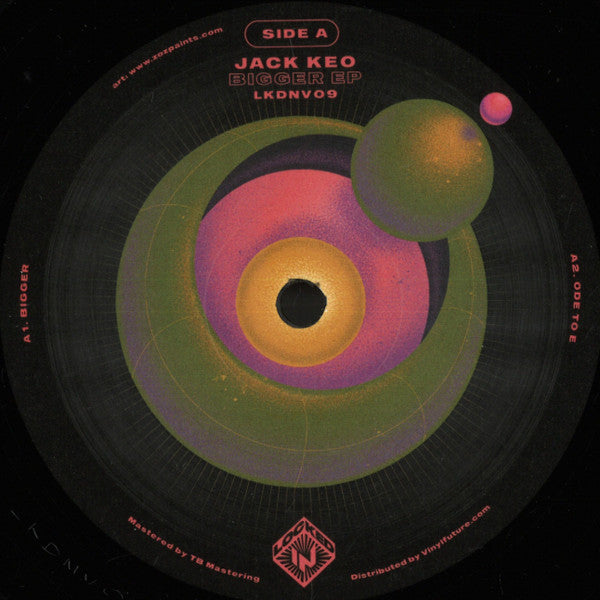 Jack Keo - BIGGER EP (VINYL) | Mint (M) Mint (M)--