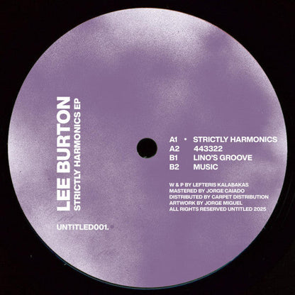 Lee Burton - Strictly Harmonics EP (VINYL) | Mint (M) Mint (M)--