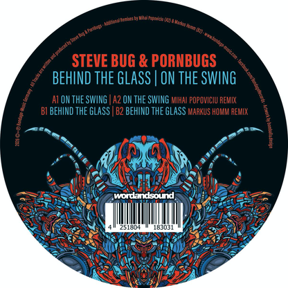 STEVE BUG & PORNBUGS - ON THE SWING/BEHIND THE GLASS (VINYL 12") | Mint (M) Mint (M)--