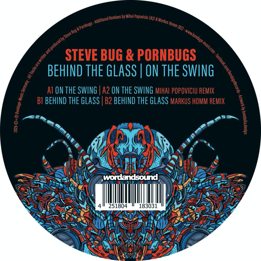 STEVE BUG & PORNBUGS - ON THE SWING/BEHIND THE GLASS (VINYL 12") | Mint (M) Mint (M)--