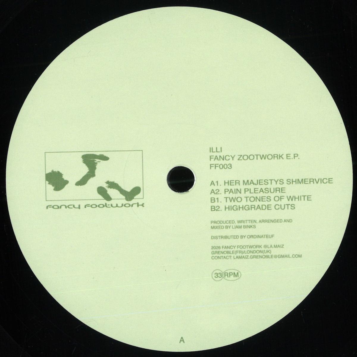 Illi - Fancy Footwork (VINYL 12" Fancy Footwork FF03) | NEW Mint (M) Mint (M)--