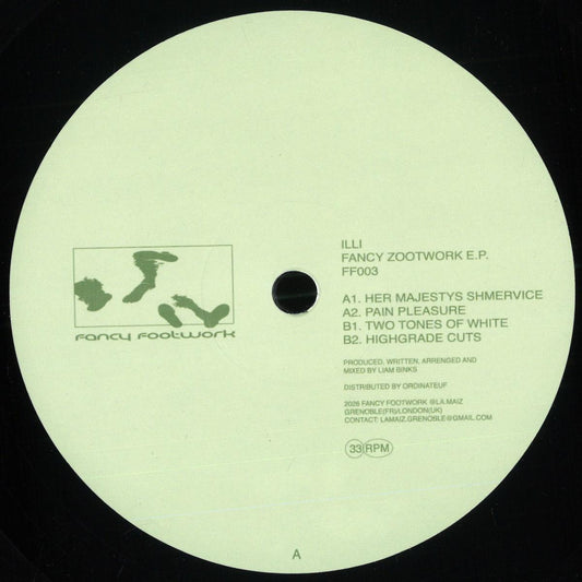 Illi - Fancy Footwork (VINYL 12" Fancy Footwork FF03) | NEW Mint (M) Mint (M)--