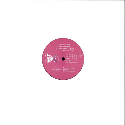 Oshana - (PRESALE 08/10/26) Don't Give No Fux (VINYL 12" Psionic PSI009) | NEW--