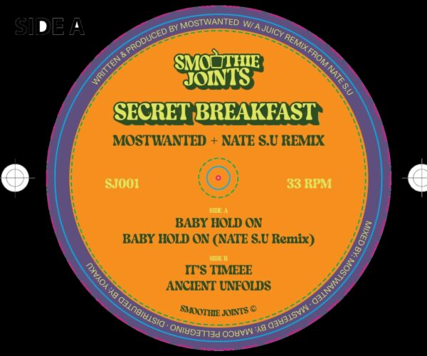 MostWanted - Secret Breakfast (VINYL) | Mint (M) Mint (M)--