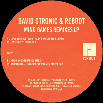 Various - (PRESALE 6/22/26) Mind Games Remixes (Part 1) (VINYL) | Mint (M) Mint (M)--