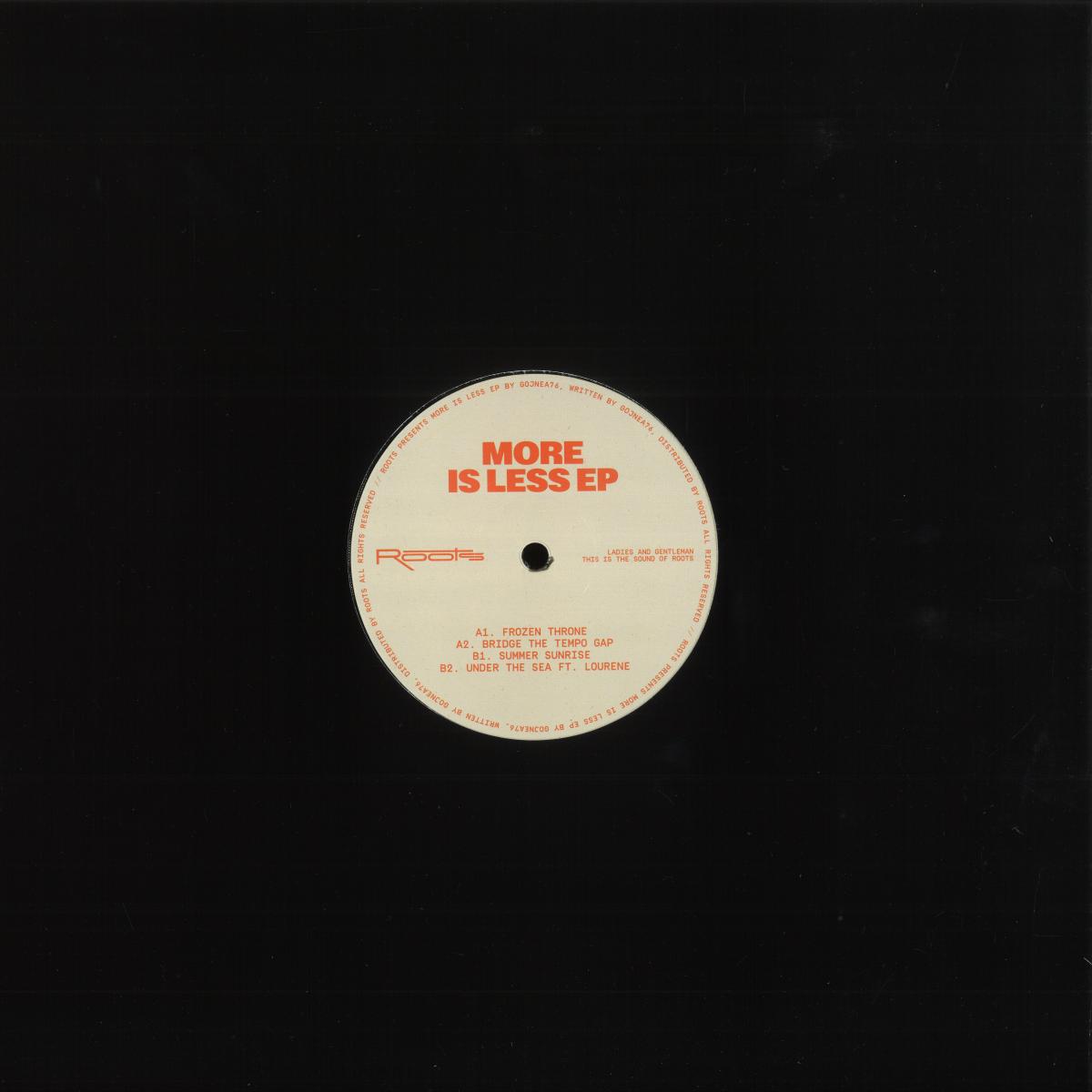 Gojnea76 - More Is Less (VINYL 12" Roots Records LTD ROOTSLTD001 2026) | NEW--