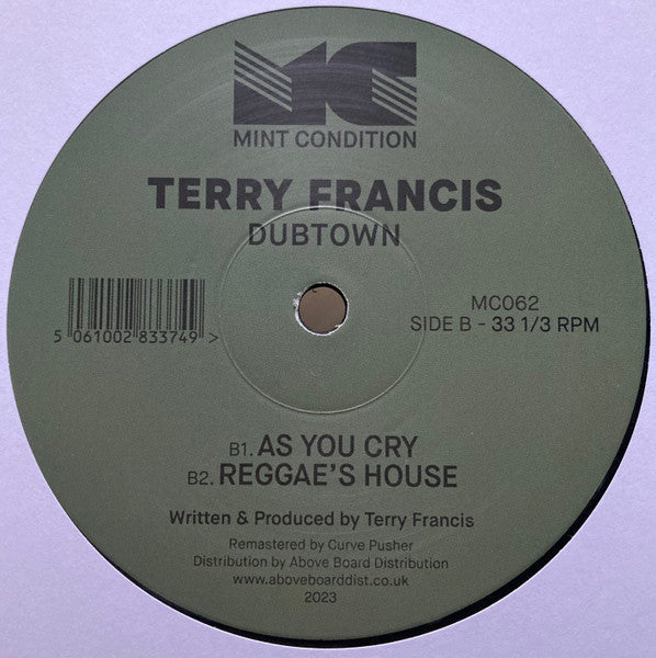 Terry Francis - Dubtown (VINYL 12") | Mint (M) Mint (M)--
