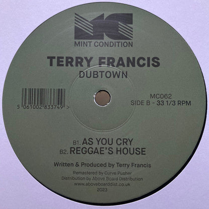 Terry Francis - Dubtown (VINYL 12") | Mint (M) Mint (M)--